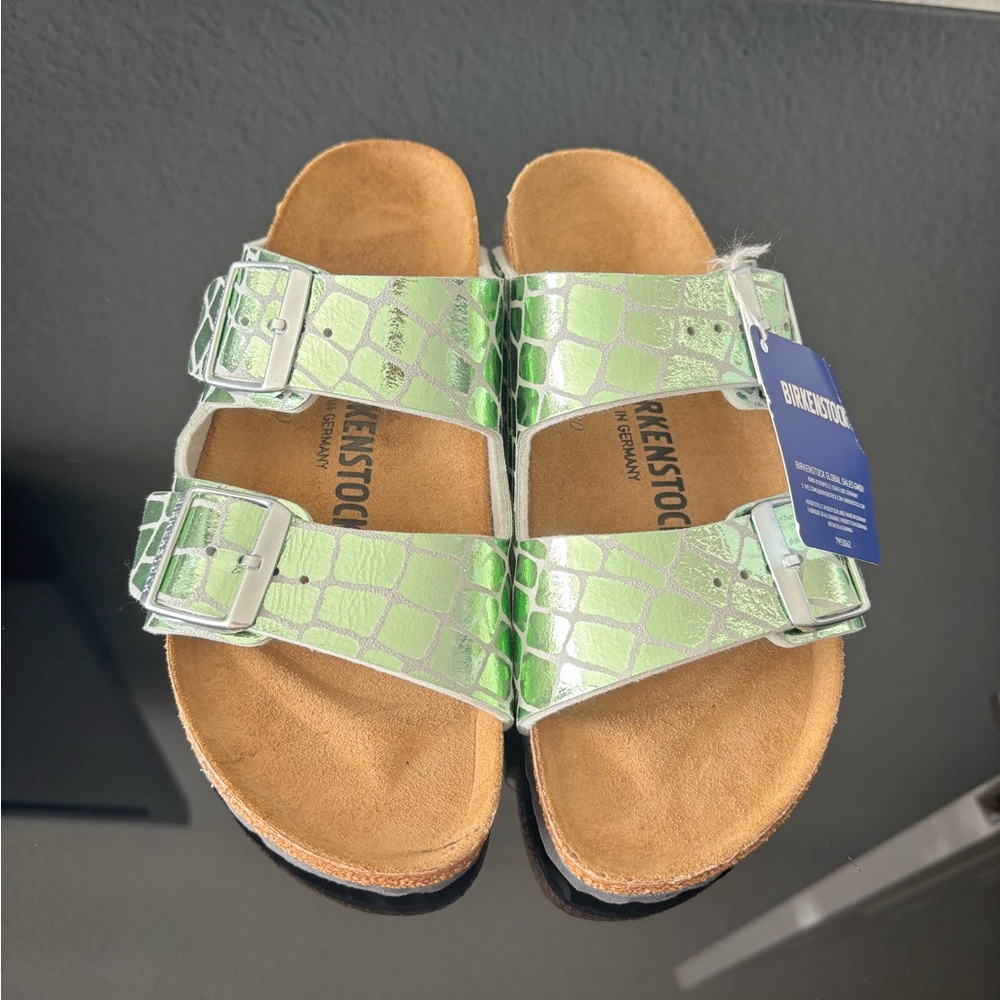 NWT Birkenstock Green Sandals